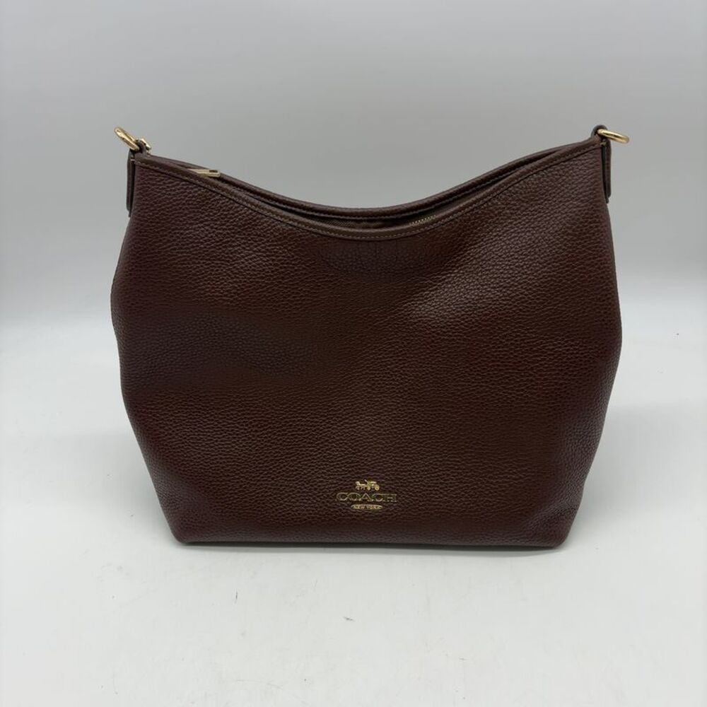 Coach Laurel Large Shoulder Bag in Maple with Gold Hardware